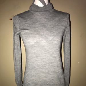 Grey turtleneck